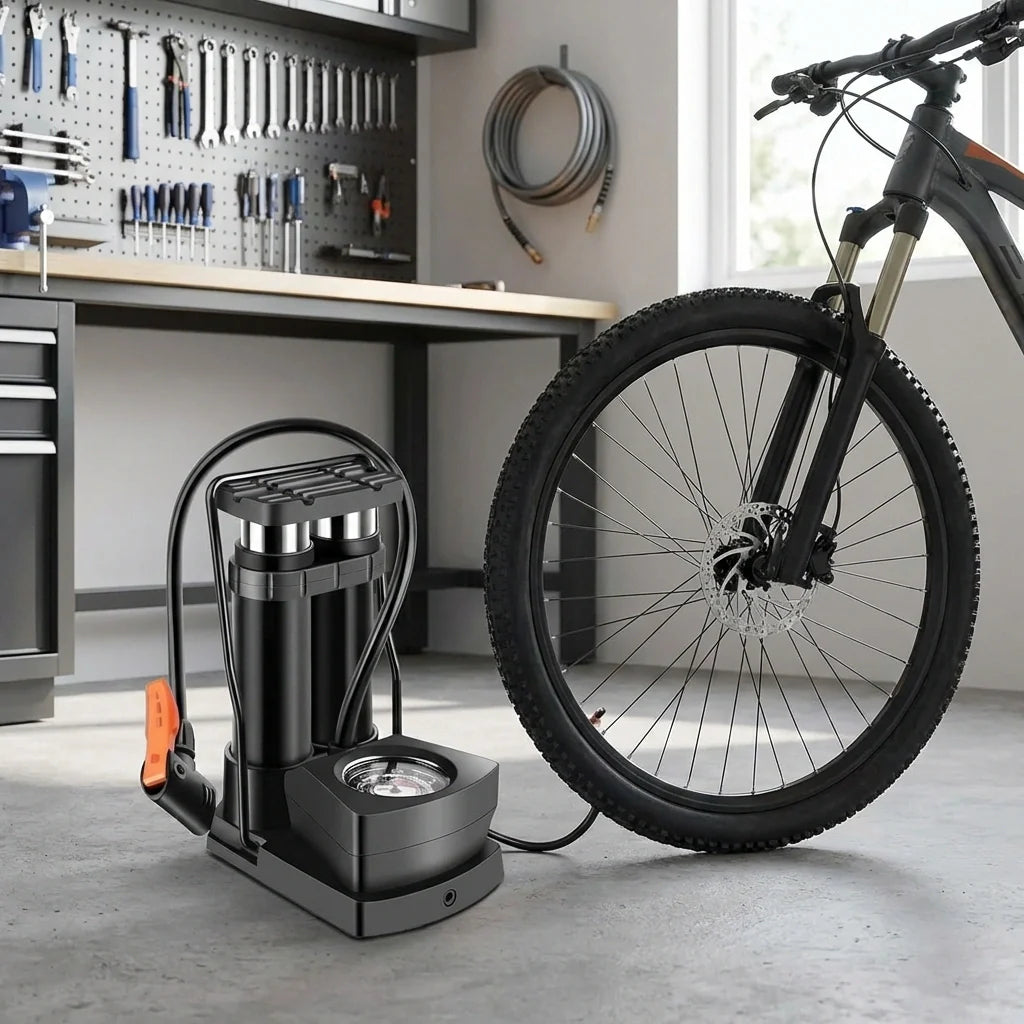 Best portable mini bike pump with gauge - bicycle pumps | 2026 | fast shipping