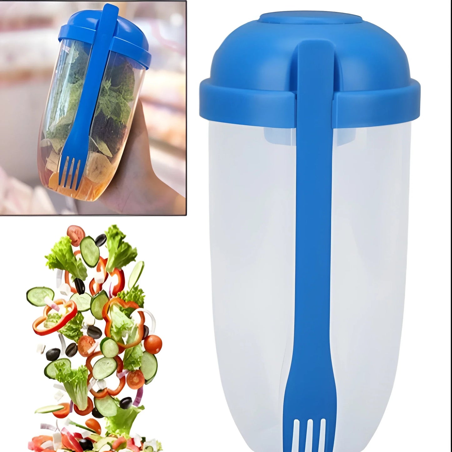 Best portable salad shaker cup - food storage containers | 2025 | fast shipping