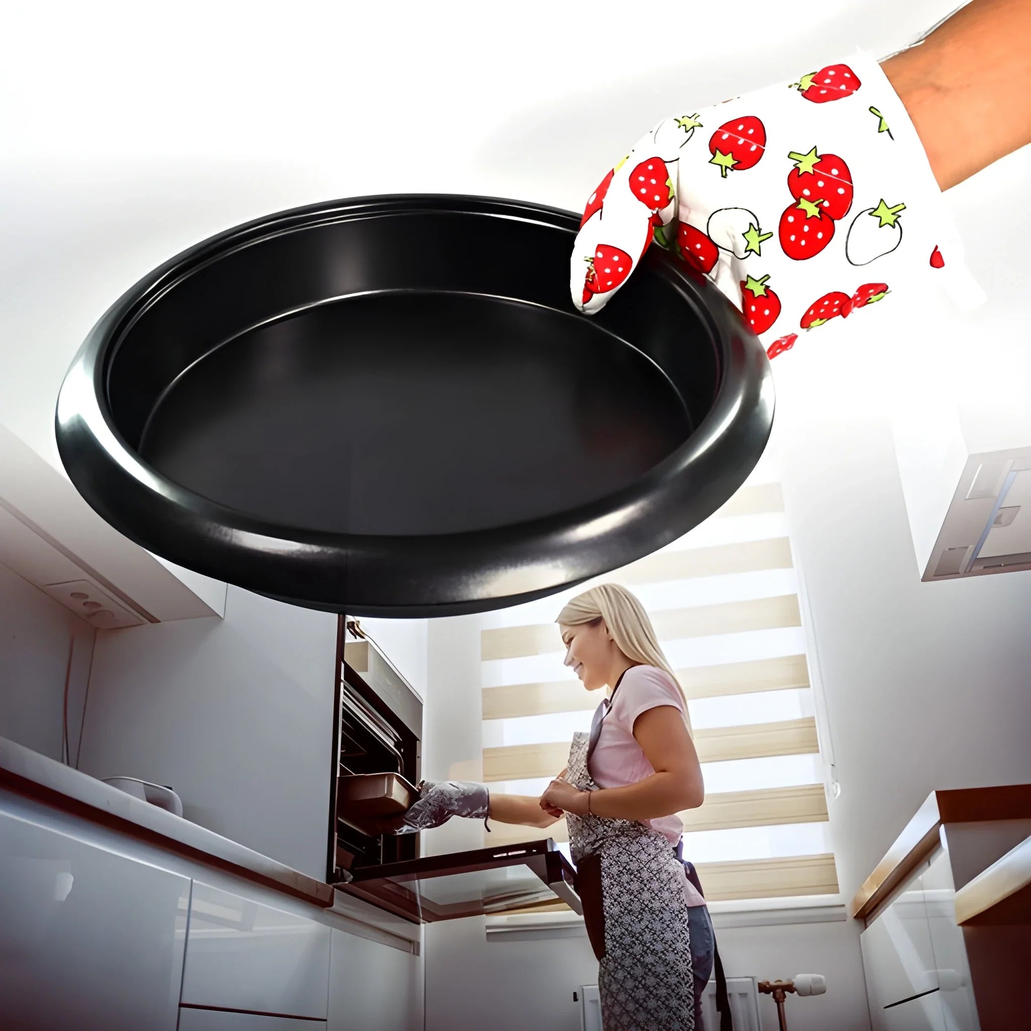 Premium Oversized Oven Mitts - Home & Kitchen