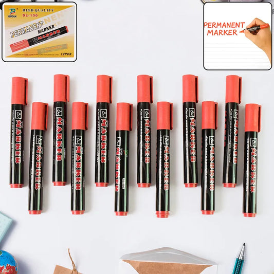 Best premium permanent red marker pen (12pcs) - markers | 2025 | fast shipping