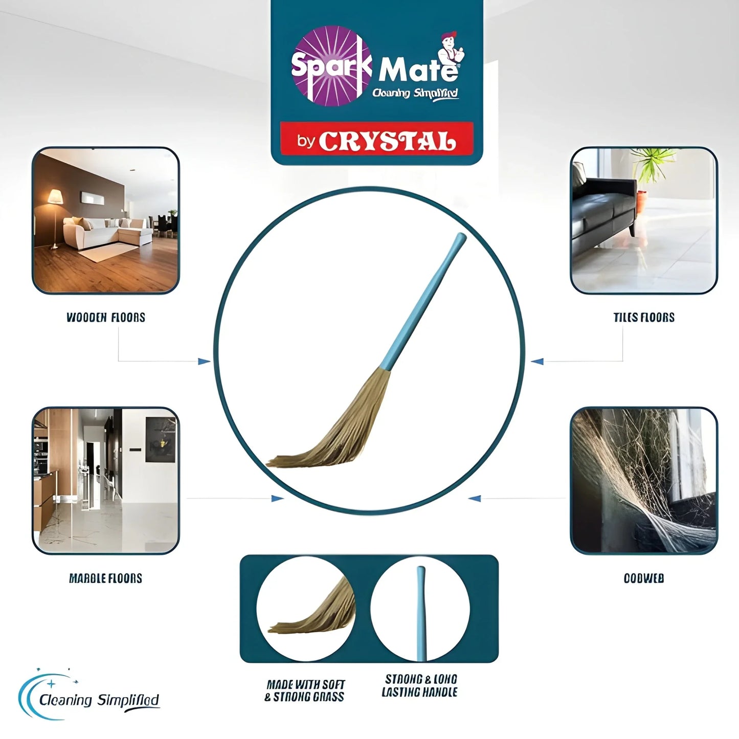 Best pro clean expandable floor broom - home & garden | 2025 | fast shipping