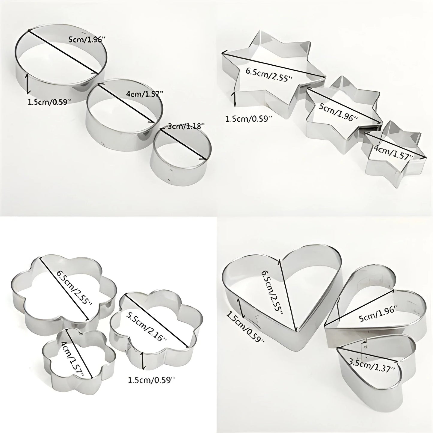 Best pro stainless cookie cutters - 2025 | fast shipping