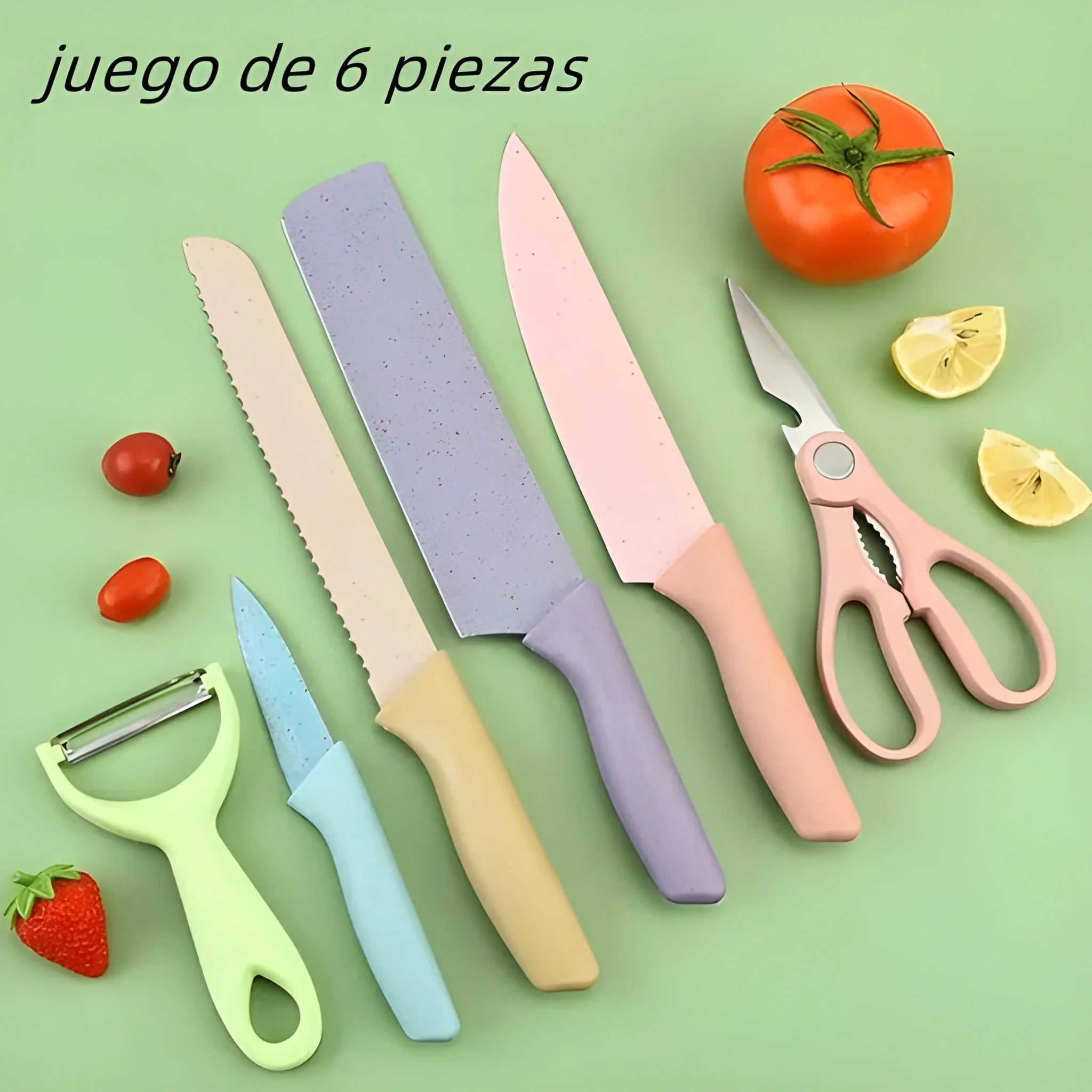 Best professional colorful kitchen knives set - home & garden | 2025 | fast shipping