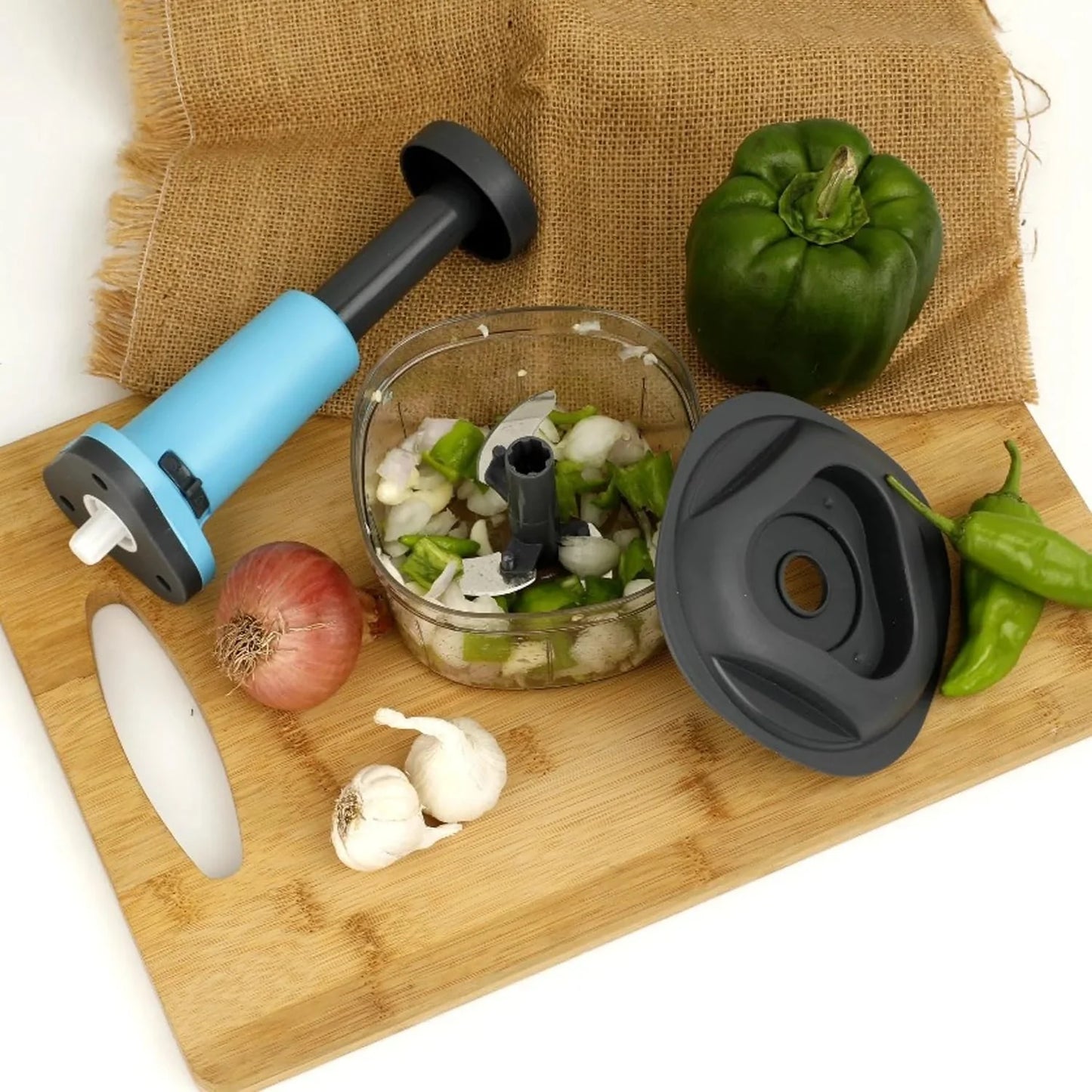 Best push chopper – 3 blades - kitchen slicers | 2025 | fast shipping
