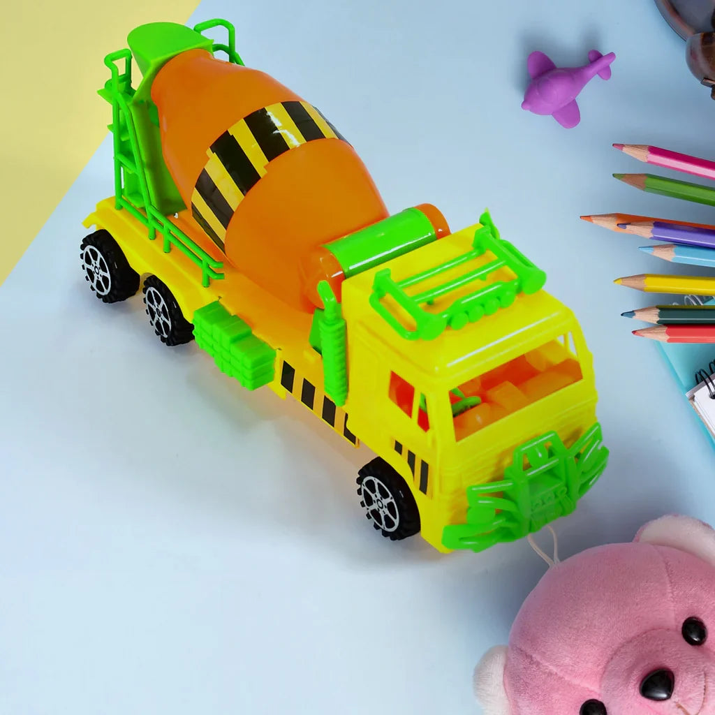 Best pushback cement mixer truck - toy trucks & construction vehicles | 2025 | fast shipping