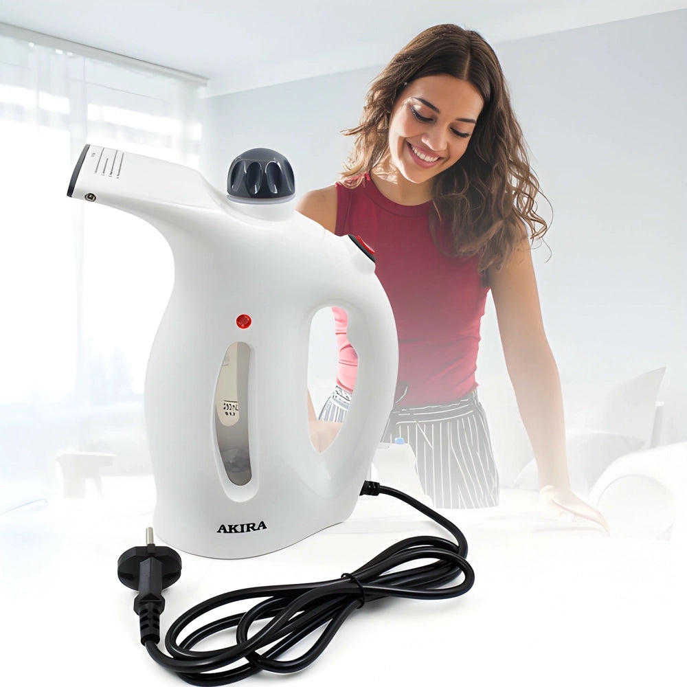 2-in-1 portable garment steamer