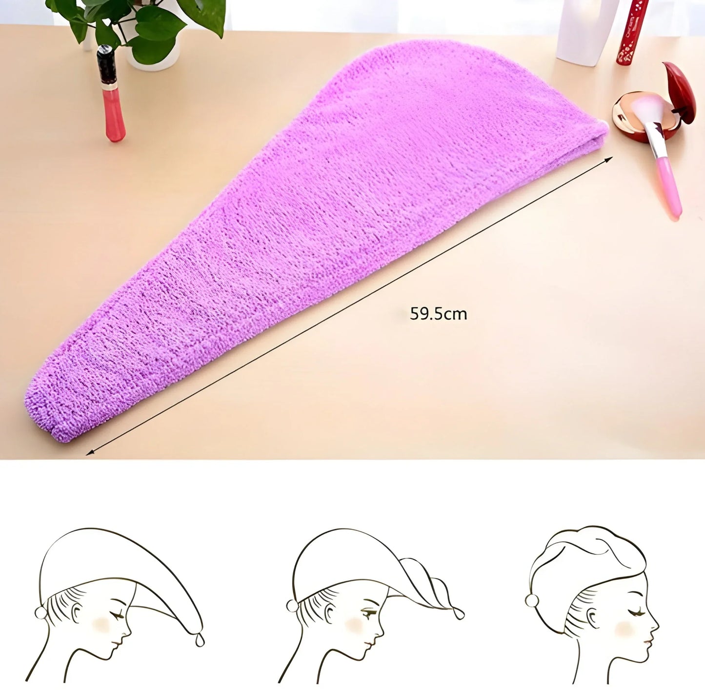 Best quick turban hair-drying absorbent microfiber - home & garden | 2025 | fast shipping