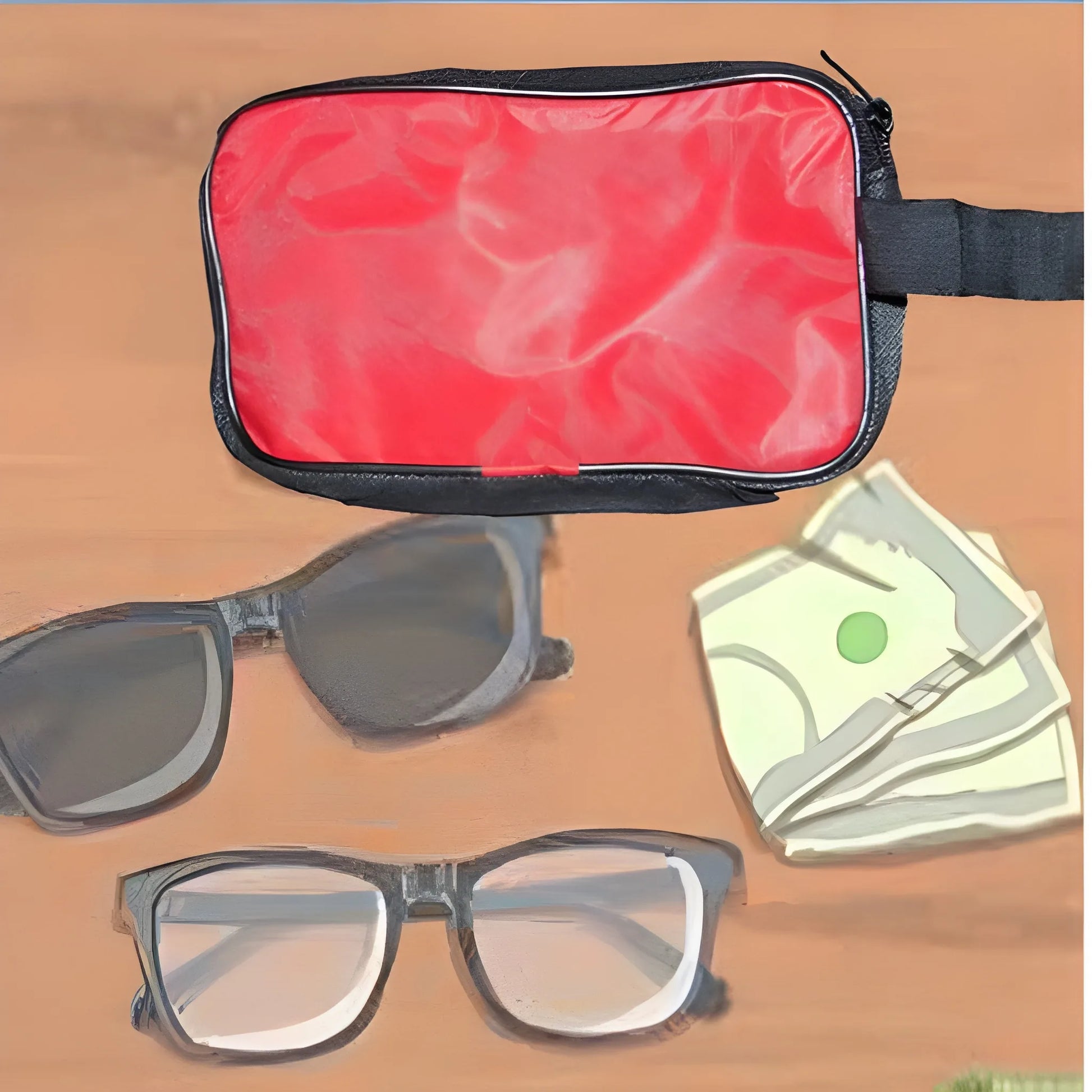 Foldable Travel Organizer Pouch