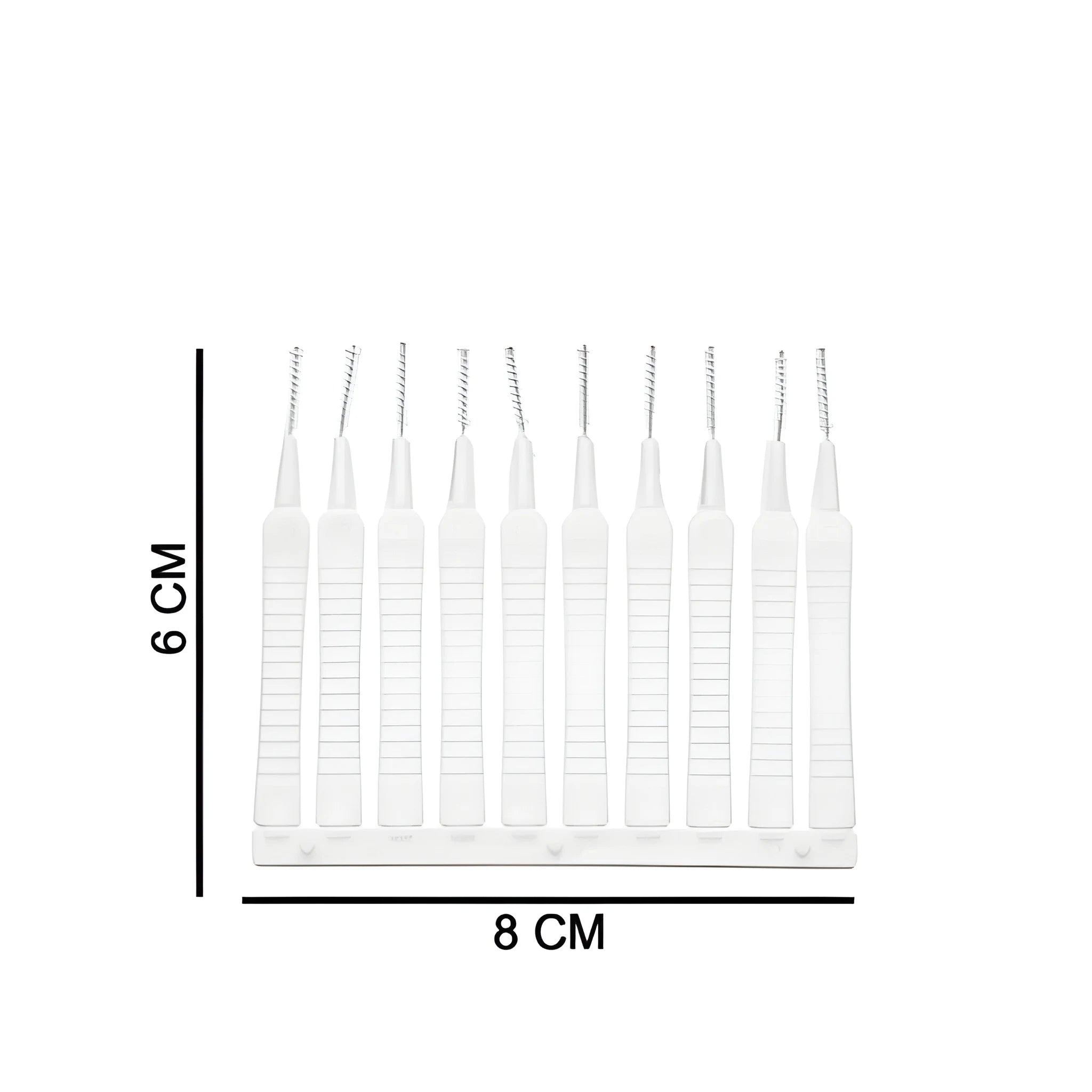 Shower head cleaning brush