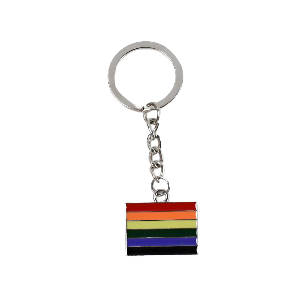 Rainbow Metal Keychain - Car & Motorbike