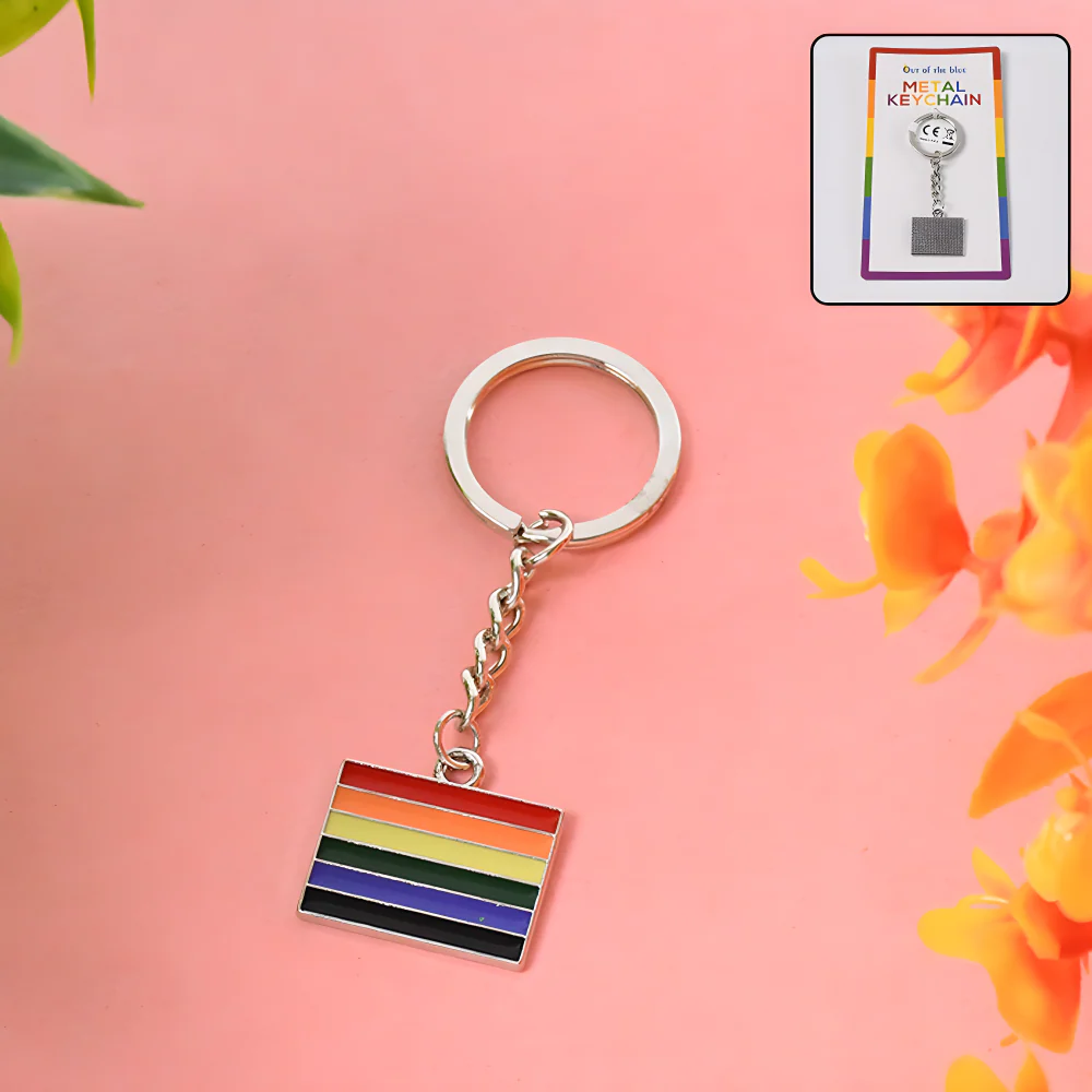 Rainbow Metal Keychain - Car & Motorbike