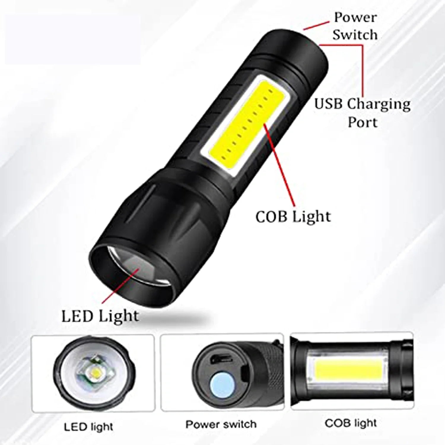 Best rechargeable led flashlight - handheld torches | 2025 | fast shipping