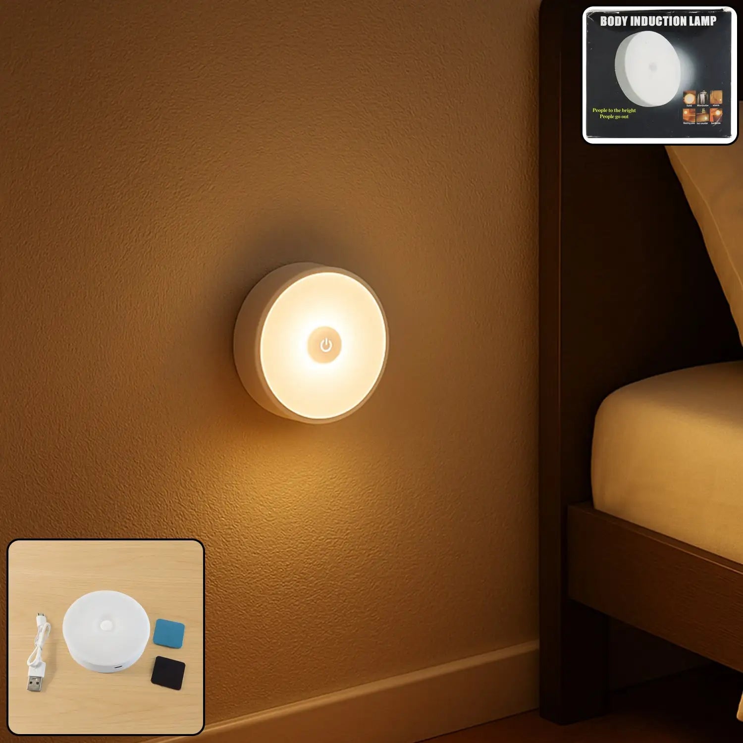 Best rechargeable motion sensor night light (1 pc) - 2025 | fast shipping