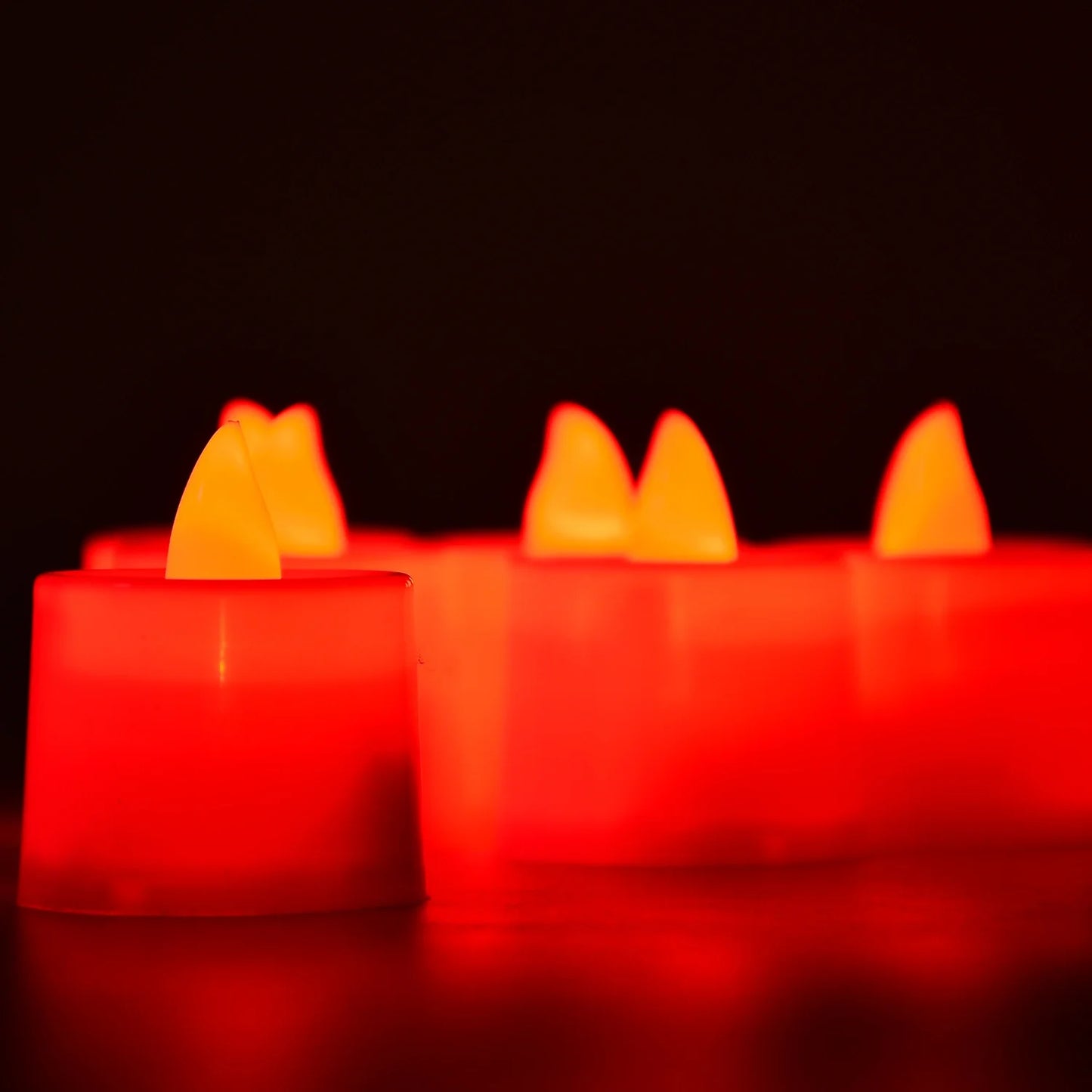 Best red flameless led tealights - candles | 2025 | fast shipping