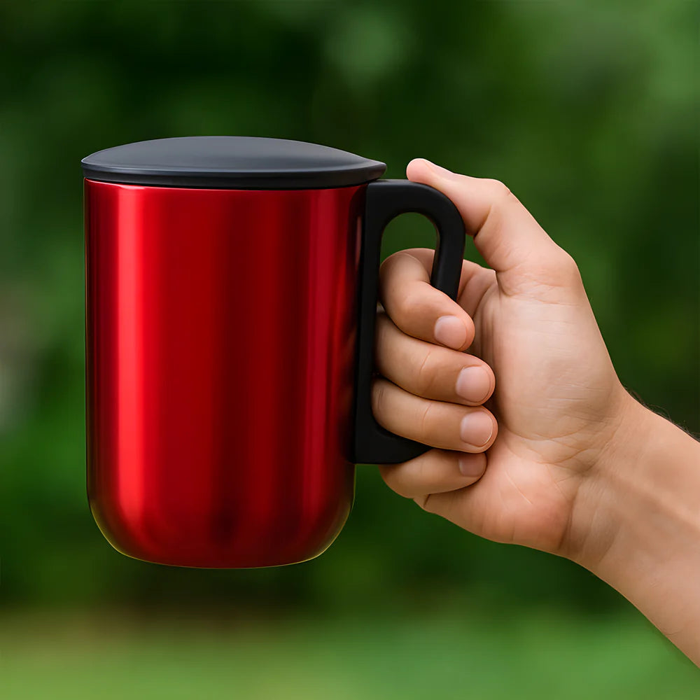 Best red steel coffee mug - mugs | 2025 | fast shipping