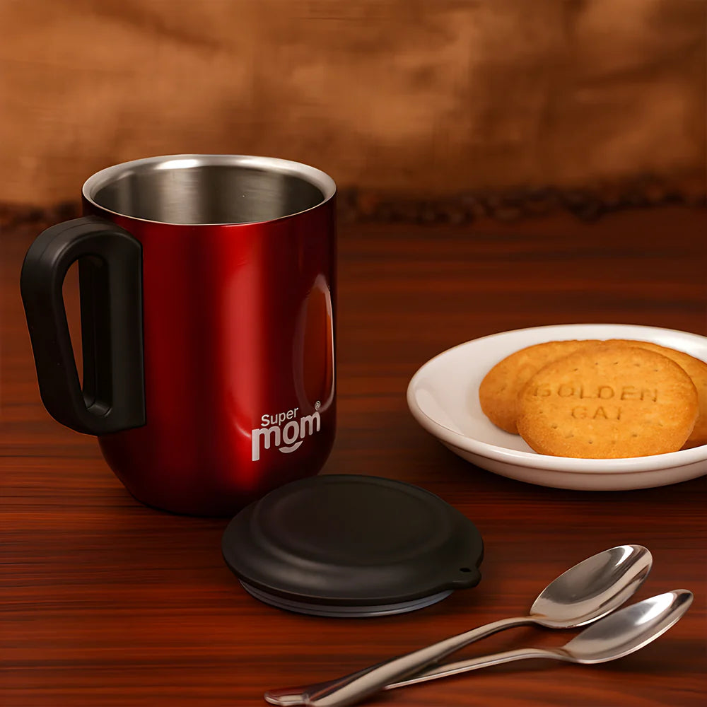 Best red steel coffee mug - mugs | 2025 | fast shipping