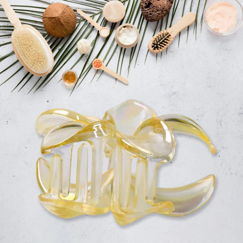 Resin Flower Hair Clamp Grip - Home Improvement