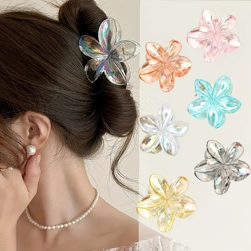 Resin Flower Hair Clamp Grip - Home Improvement