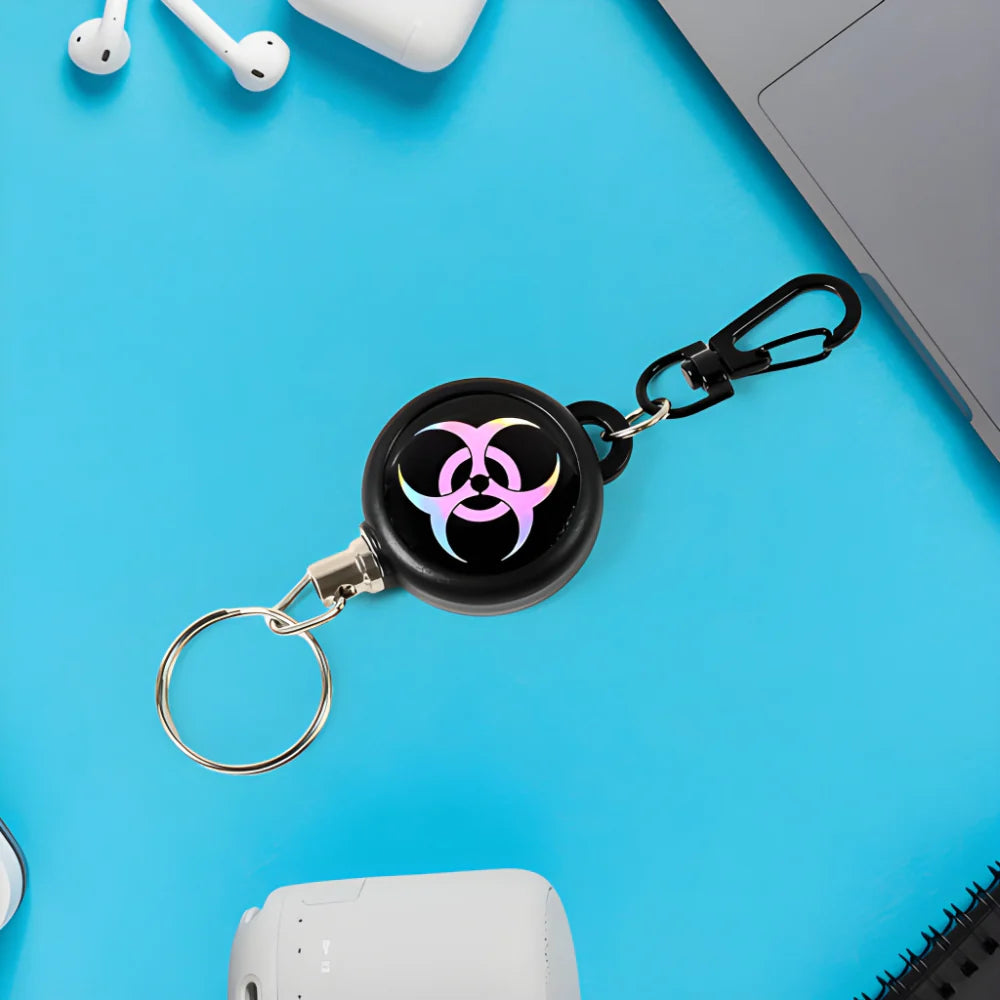 Retractable Keychain Clip Holder - Car & Motorbike