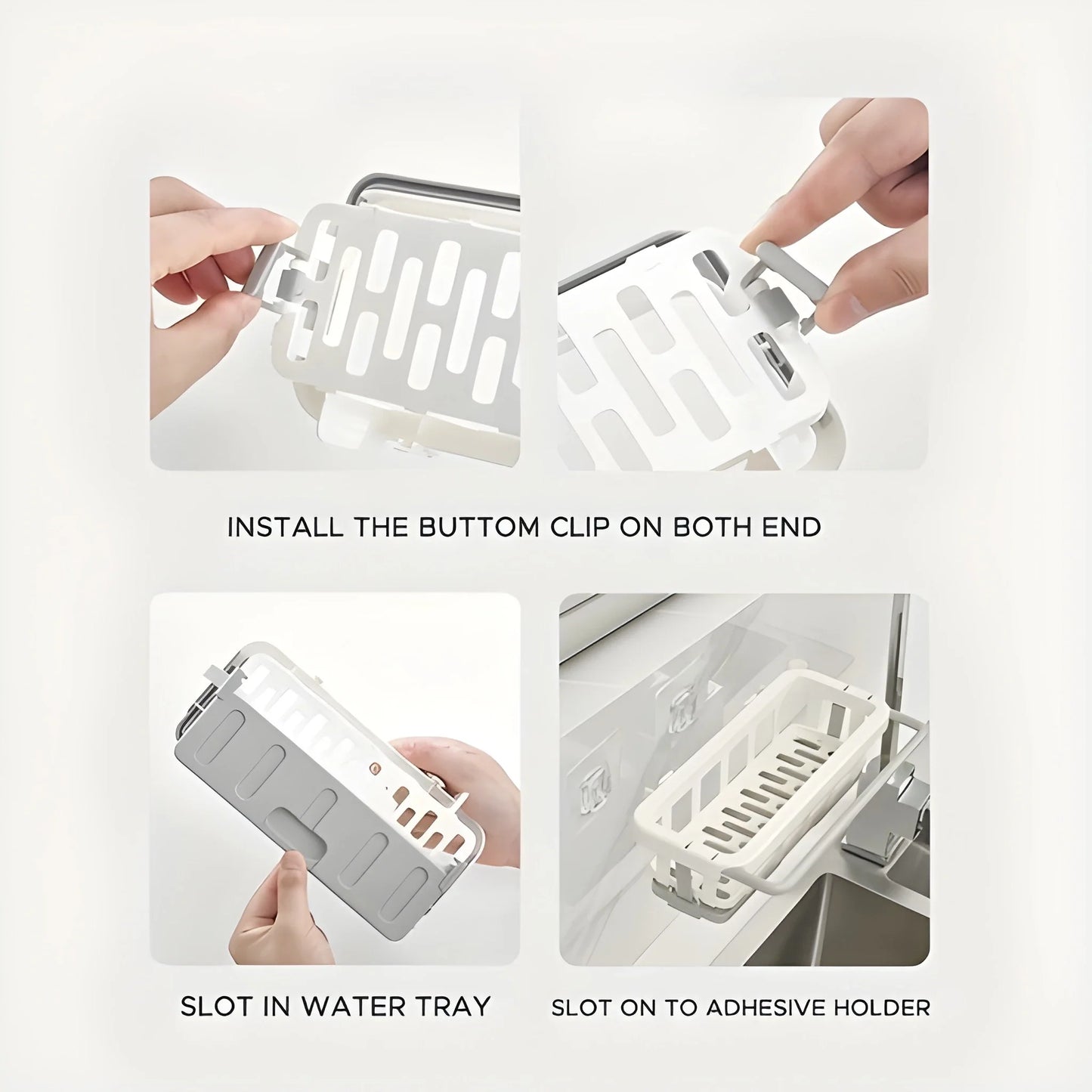 Retractable Sink Organizer Rack - Home Improvement