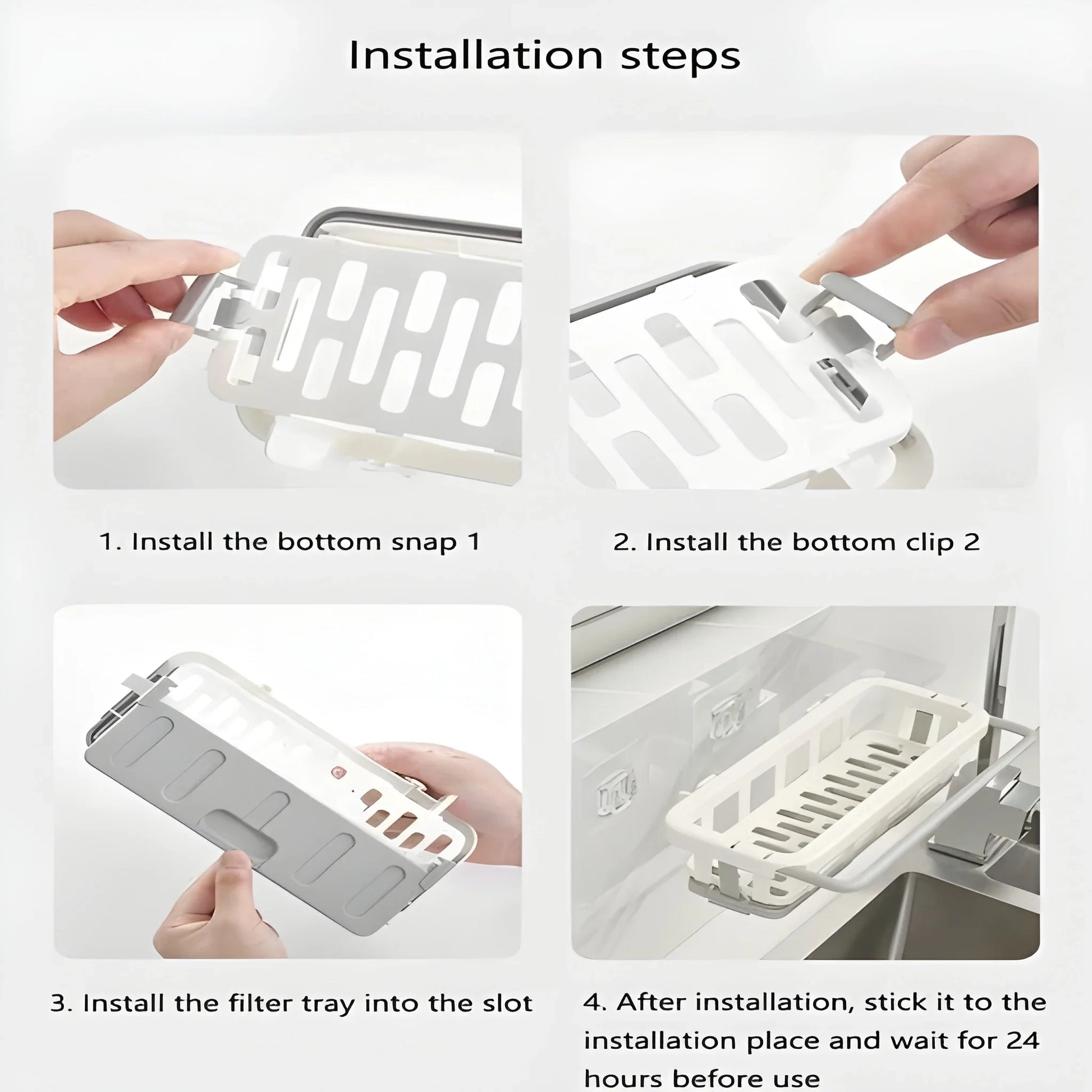 Retractable Sink Organizer Rack - Home Improvement