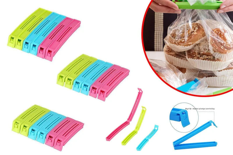 Reusable Food Bag Clips - Home & Kitchen