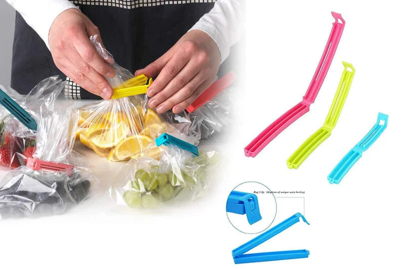 Reusable Food Bag Clips - Home & Kitchen