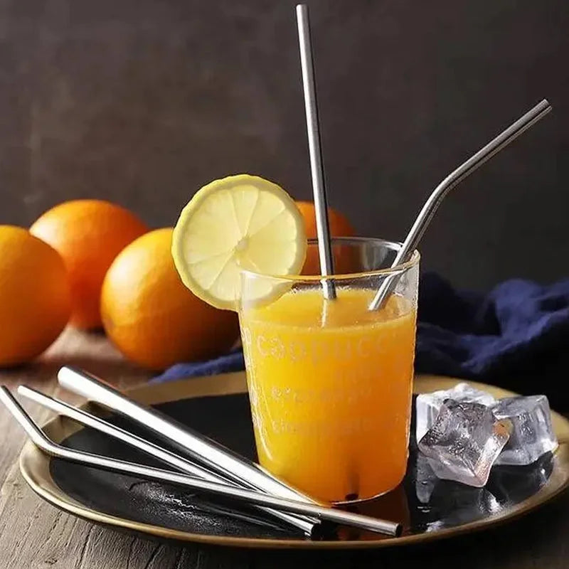 Reusable Steel Straws Set - Health Care