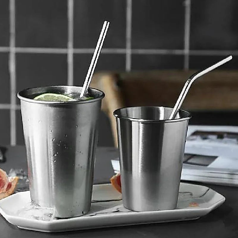 Reusable Steel Straws Set - Health Care