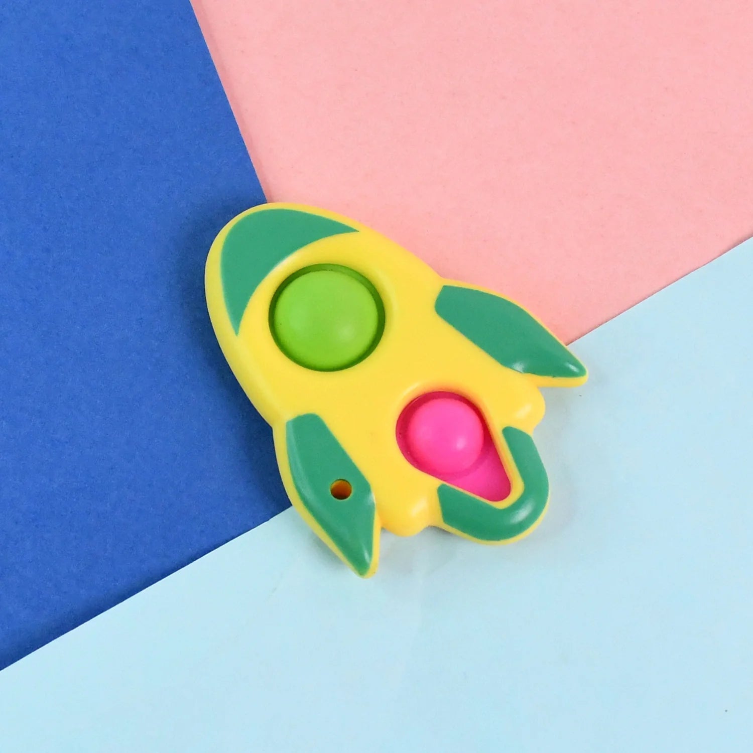 Rocket Dimple Keychain – 1 Pc - Toys