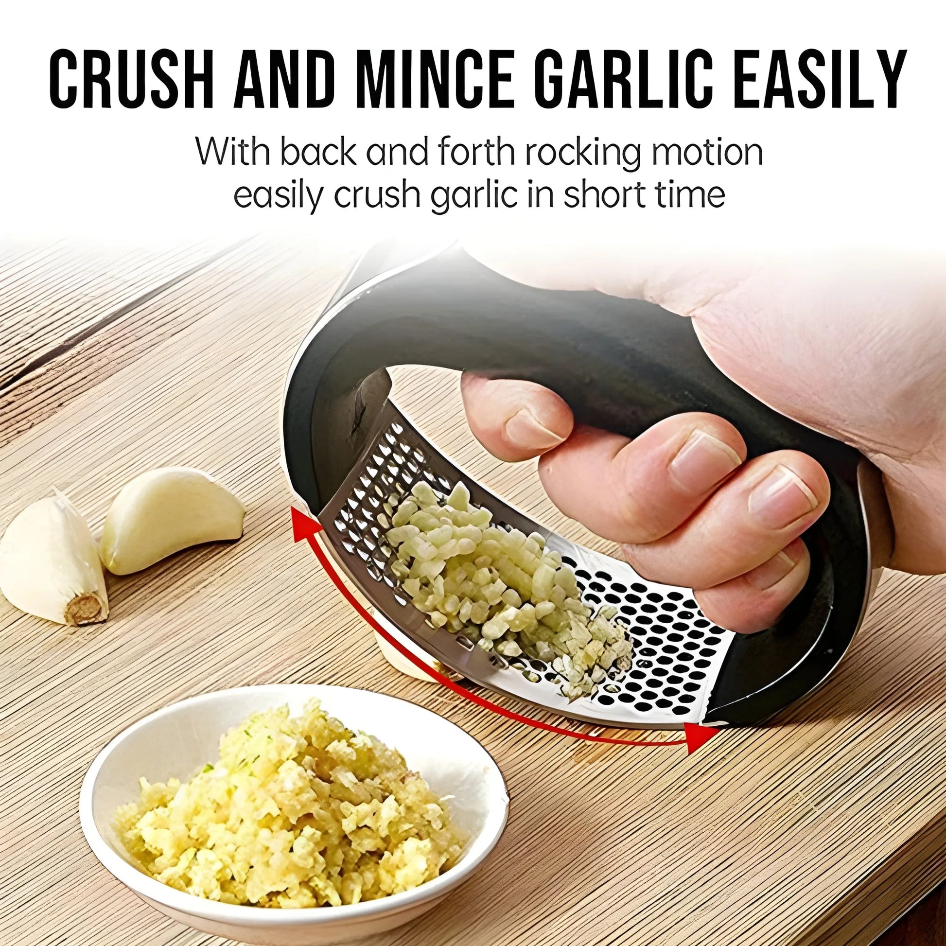 Rocking Garlic Press Crusher - Home & Kitchen