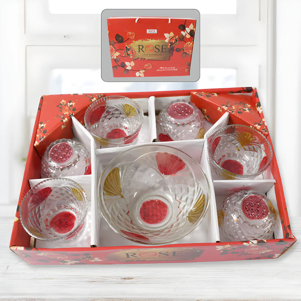 Best rose glass bowl set - 2025 | fast shipping