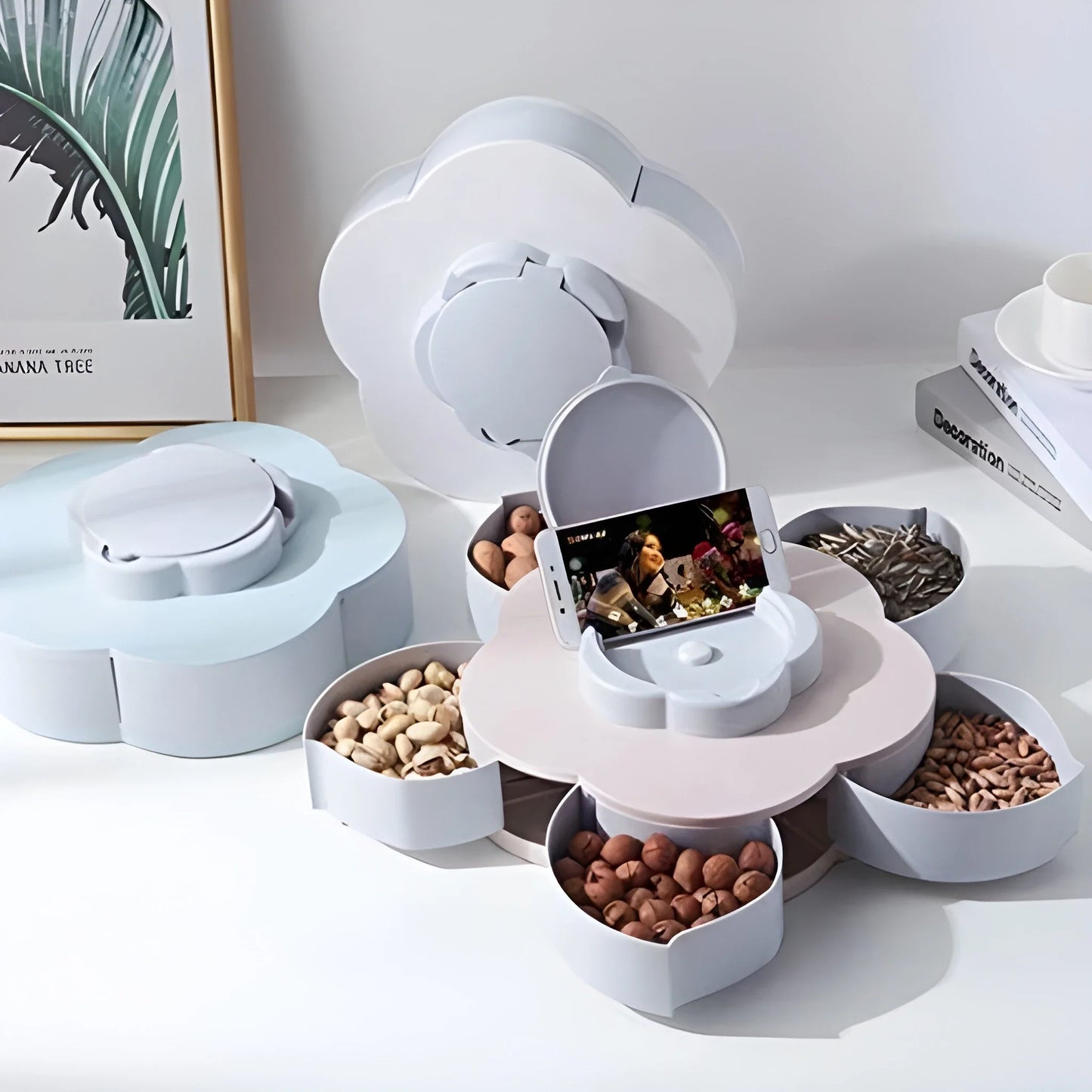 Best rotating snack serving tray - food storage containers | 2025 | fast shipping