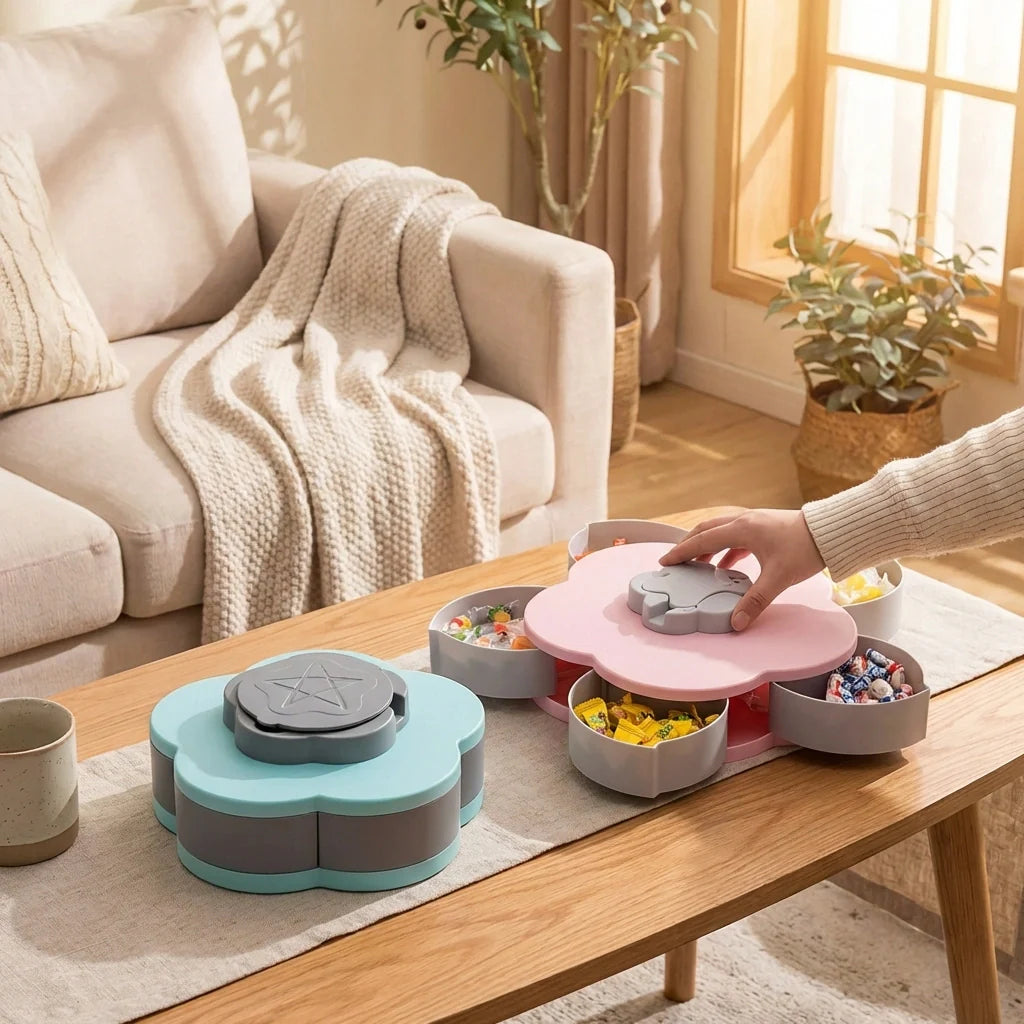 Best rotating snack serving tray - food storage containers | 2026 | fast shipping