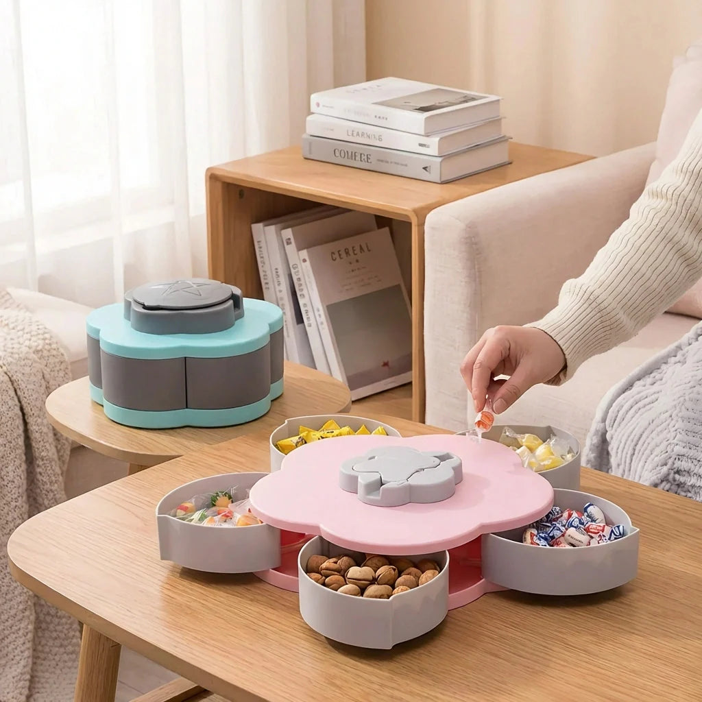 Best rotating snack serving tray - food storage containers | 2026 | fast shipping