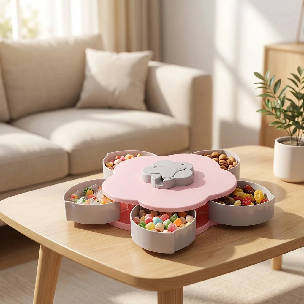 Best rotating snack serving tray - food storage containers | 2026 | fast shipping