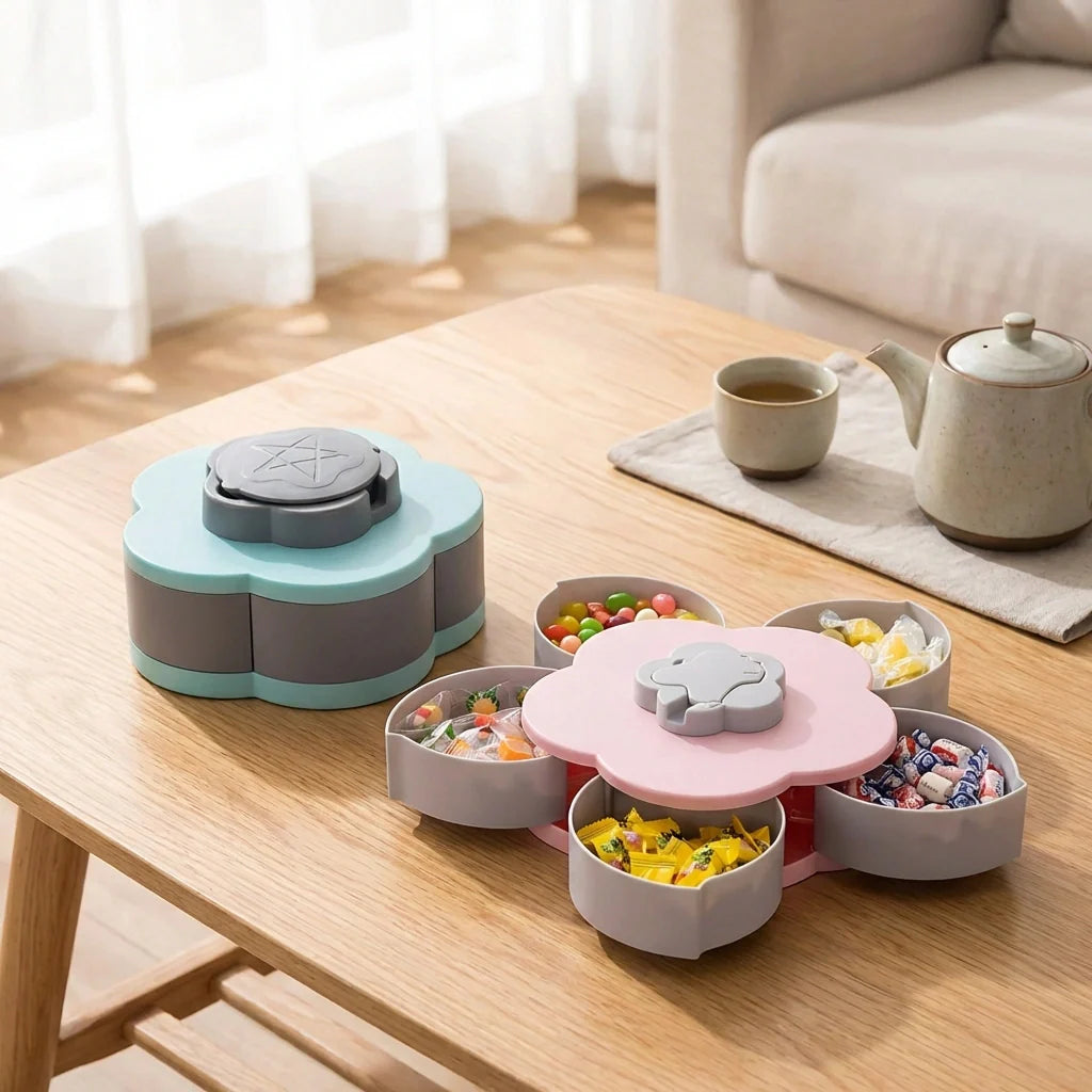 Best rotating snack serving tray - food storage containers | 2026 | fast shipping