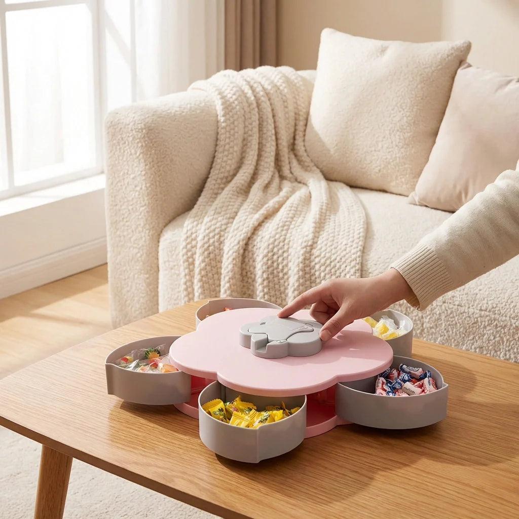 Best rotating snack serving tray - food storage containers | 2026 | fast shipping