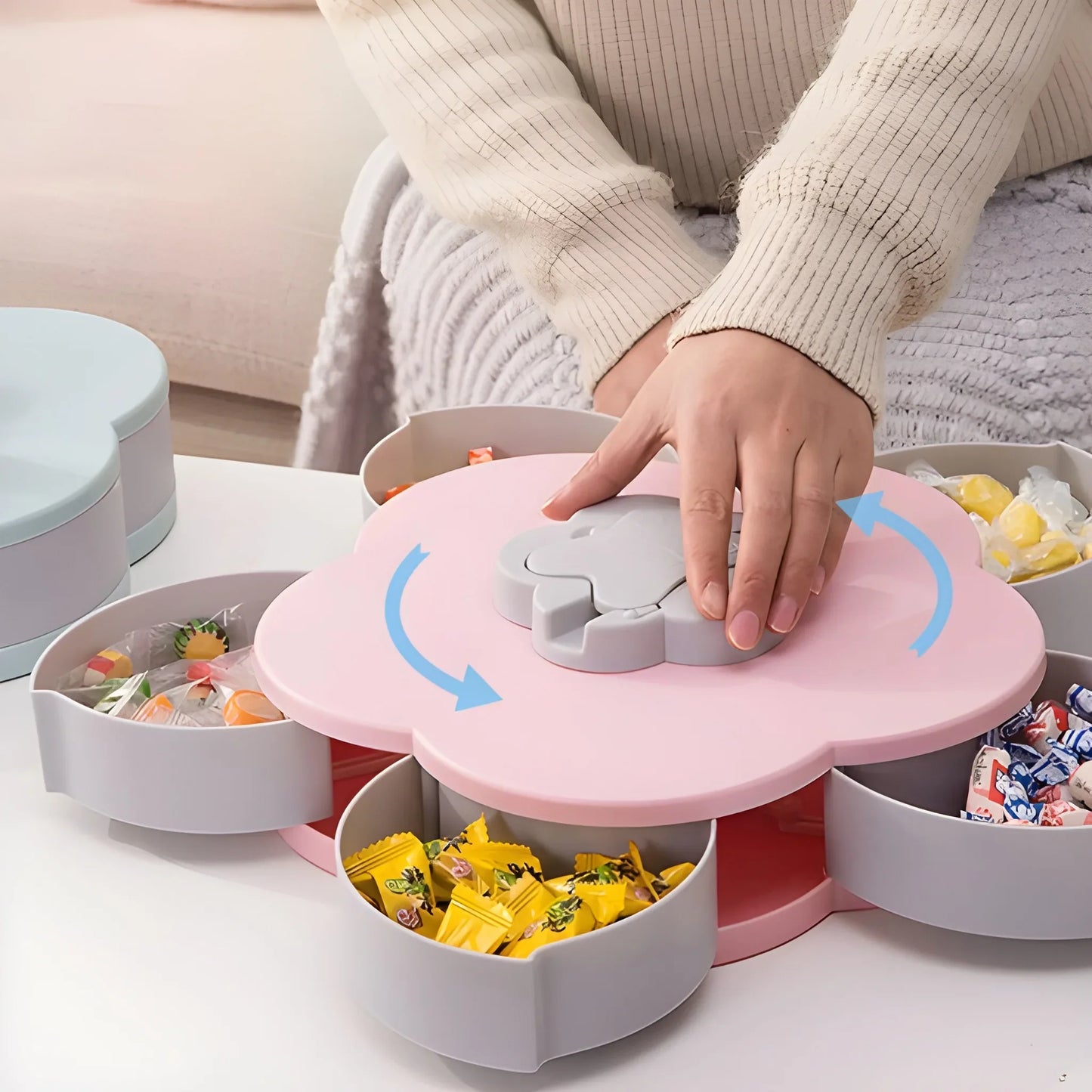 Best rotating snack serving tray - food storage containers | 2025 | fast shipping