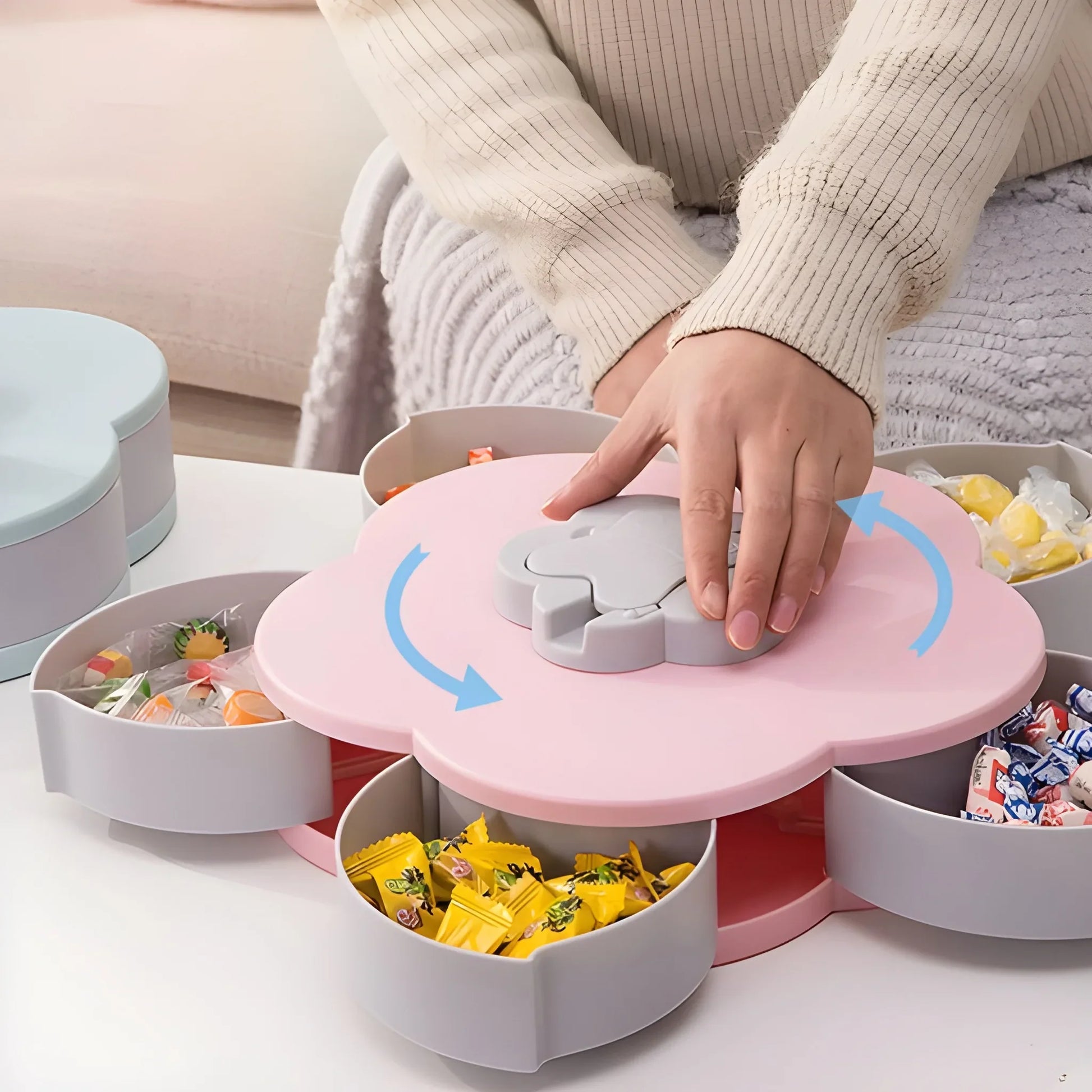 Best rotating snack serving tray - food storage containers | 2025 | fast shipping