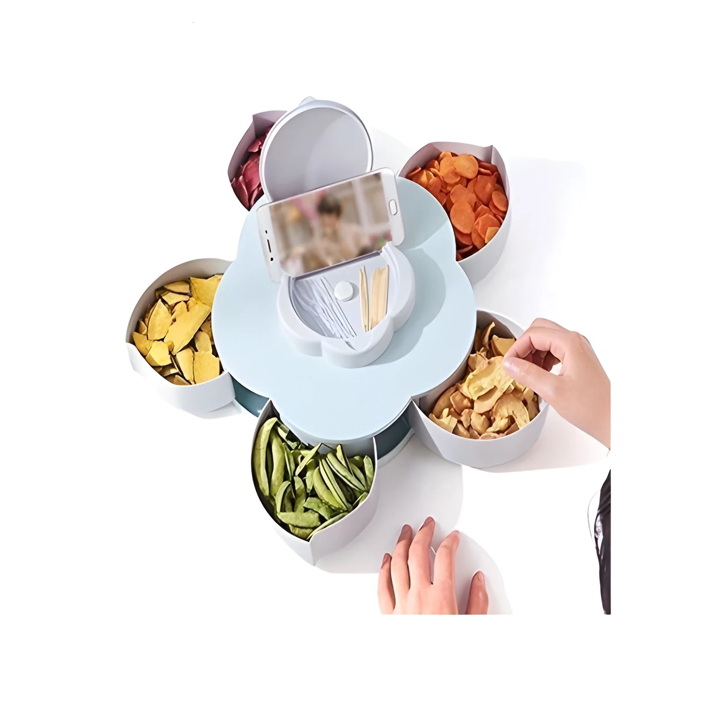 Best rotating snack serving tray - food storage containers | 2025 | fast shipping