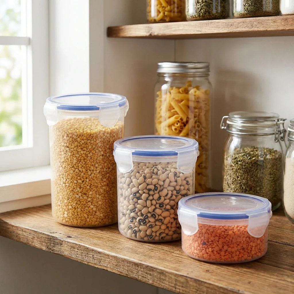 Best round airtight food storage (3pcs) - containers | 2026 | fast shipping