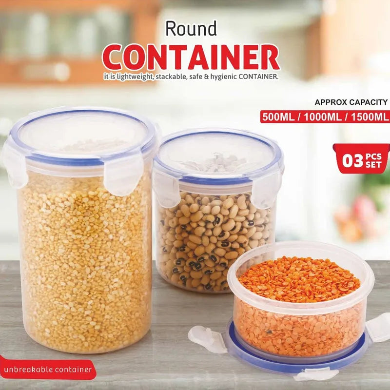 Best round airtight food storage (3pcs) - containers | 2025 | fast shipping