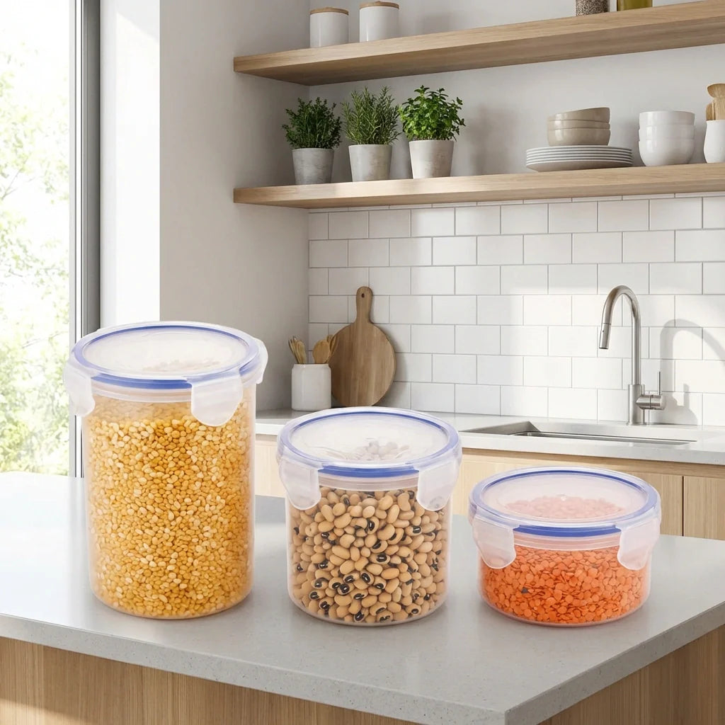 Best round airtight food storage (3pcs) - containers | 2026 | fast shipping