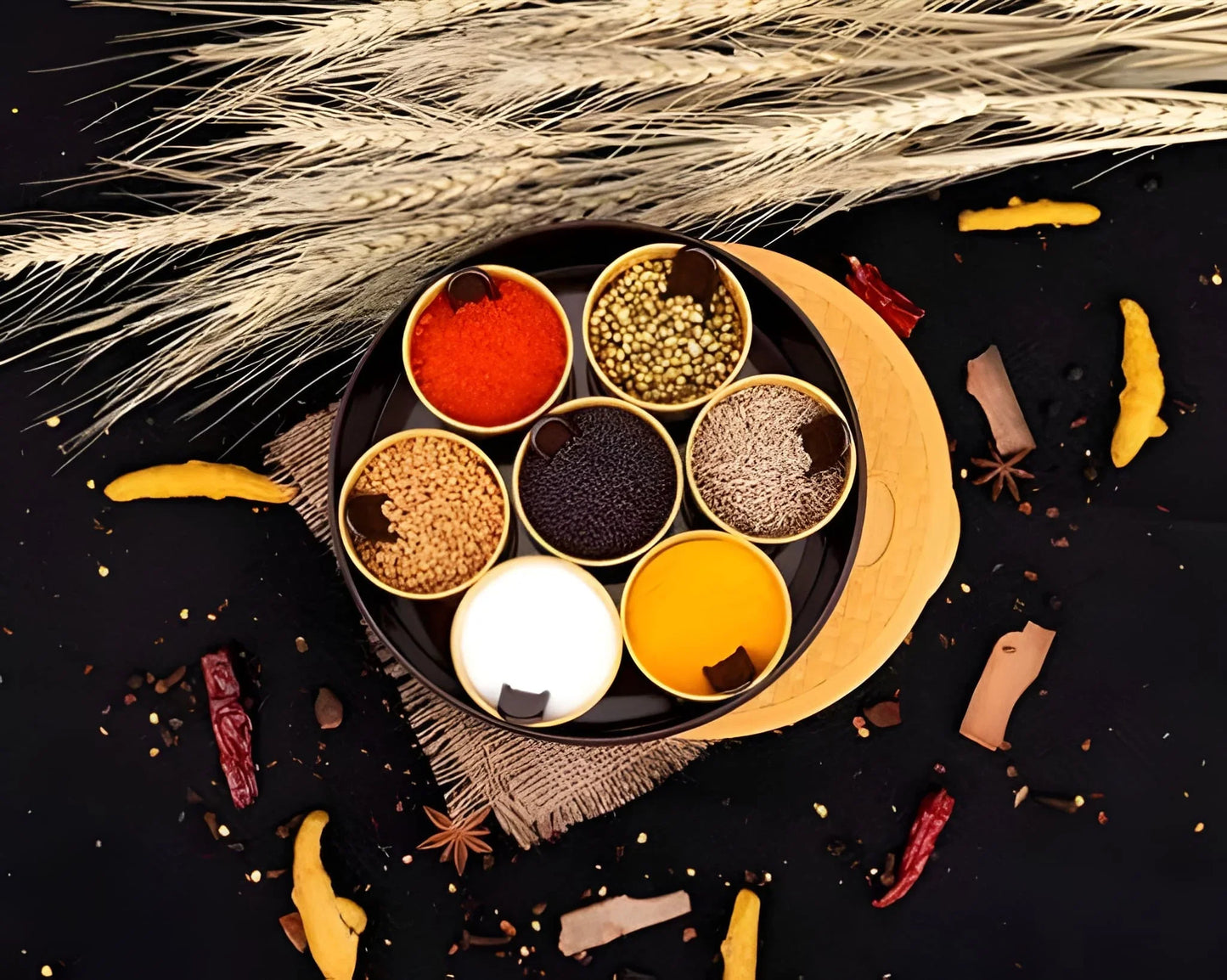 Best round plastic masala spice box - home & garden | 2025 | fast shipping