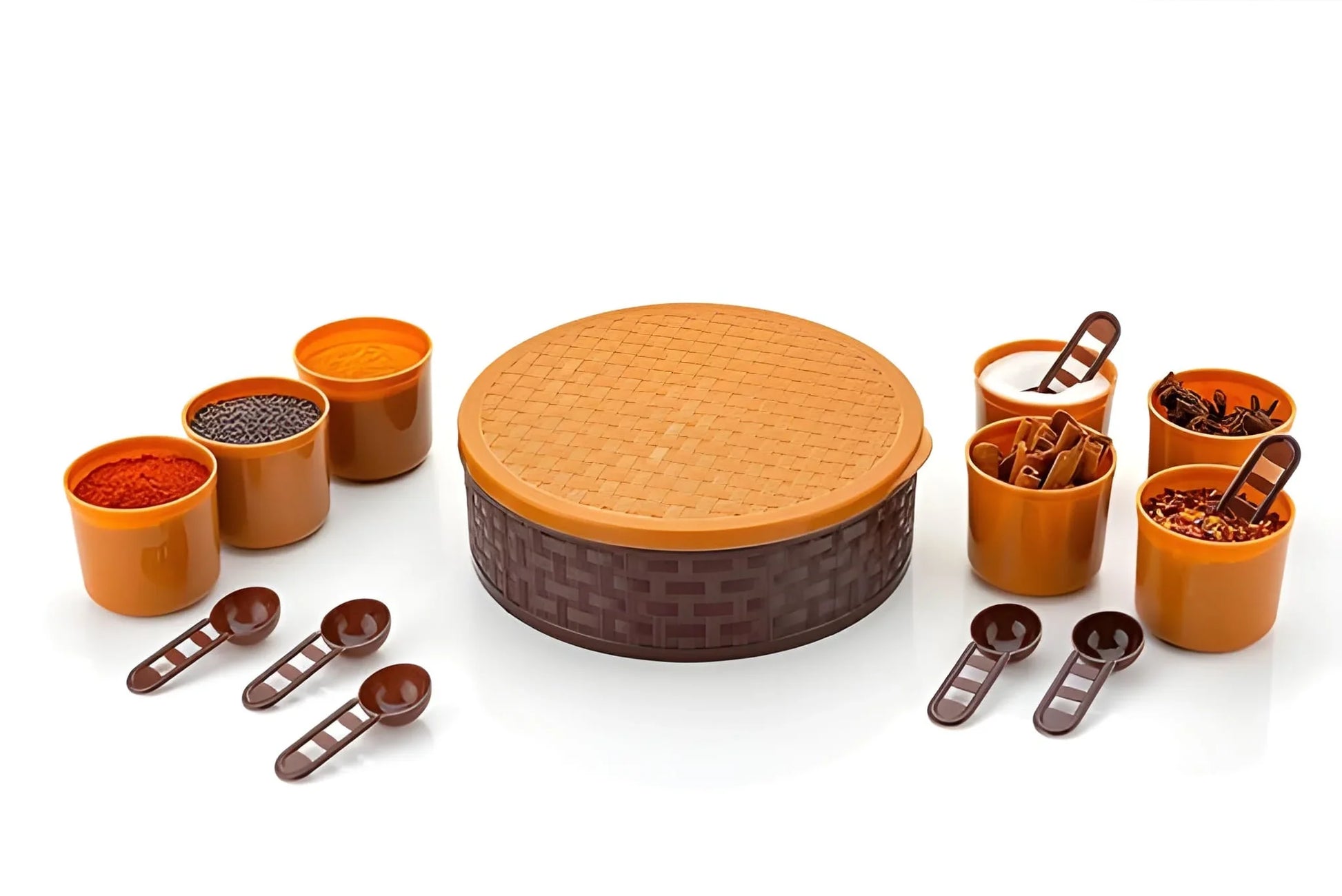 Best round plastic masala spice box - home & garden | 2025 | fast shipping