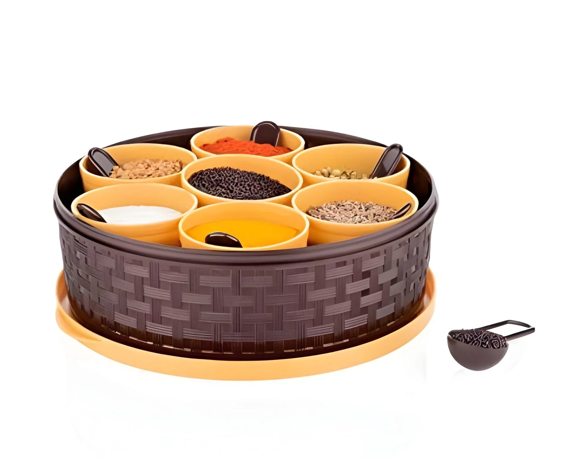 Best round plastic masala spice box - home & garden | 2025 | fast shipping