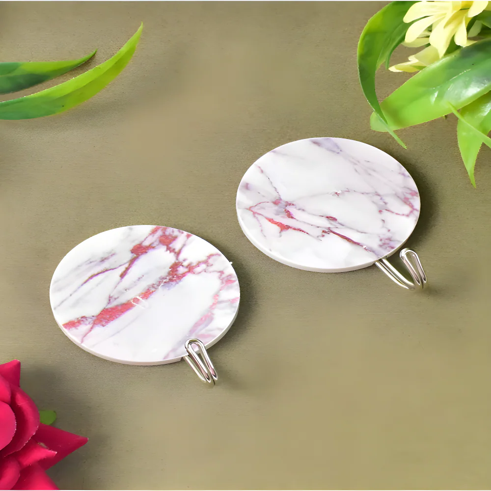 Round Self-Adhesive Hooks - Home Improvement