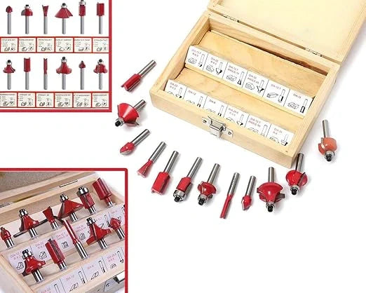 Best router bit set (12/15pcs) - bits | 2025 | fast shipping