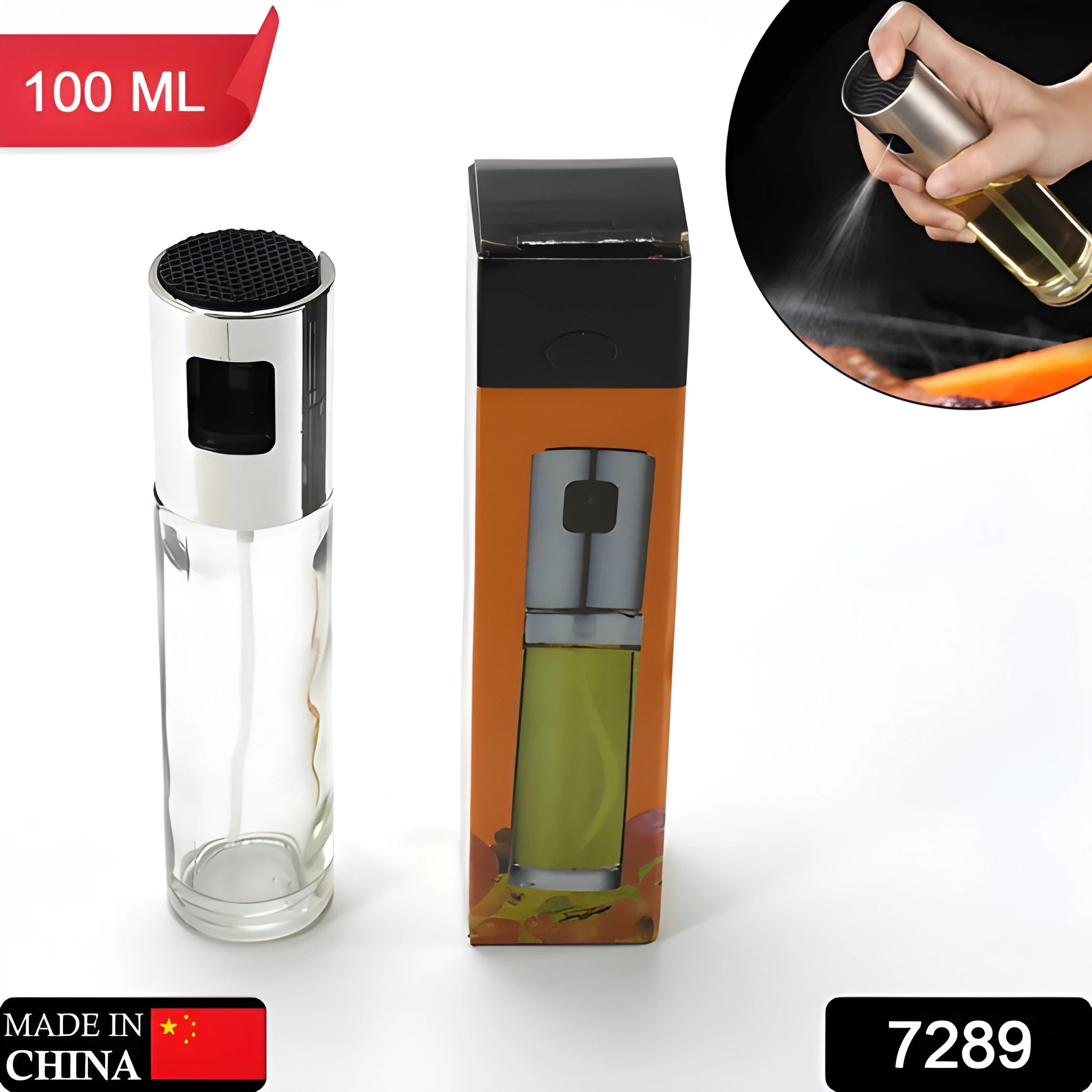 Glass oil mister